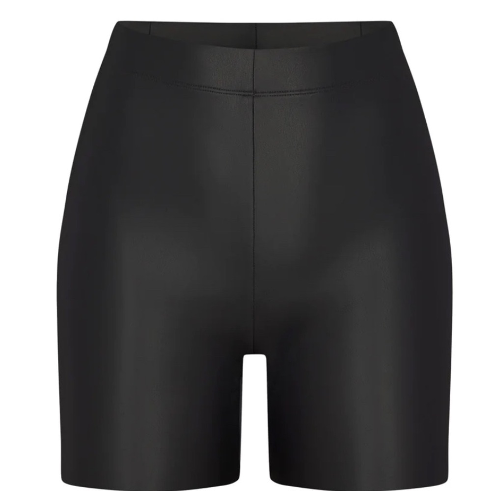 SKIMS Black High-Rise Bike Shorts